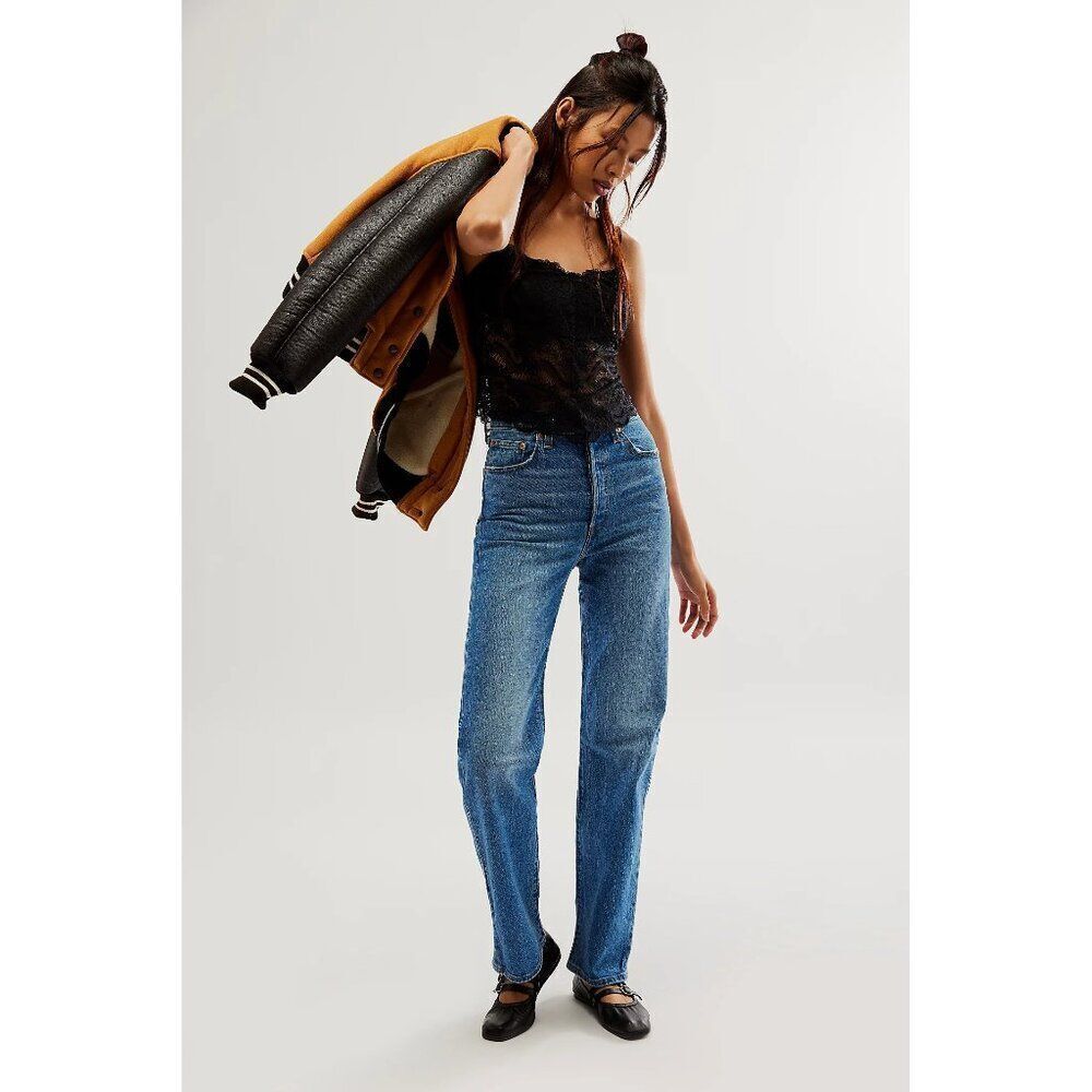 Levi's Ribcage Full-Length Jeans in Dance Around